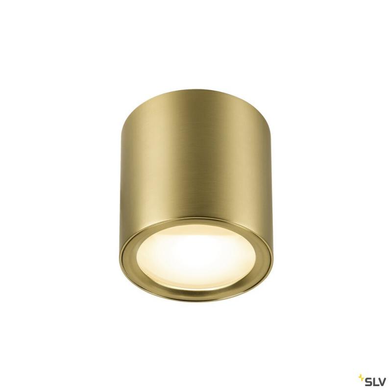 SLV 1008619 OCULUS, Deckenaufbauleuchte, rund, 2000-3000 K, 11 W, Dim-to-Warm, PHASE, 100°, messing