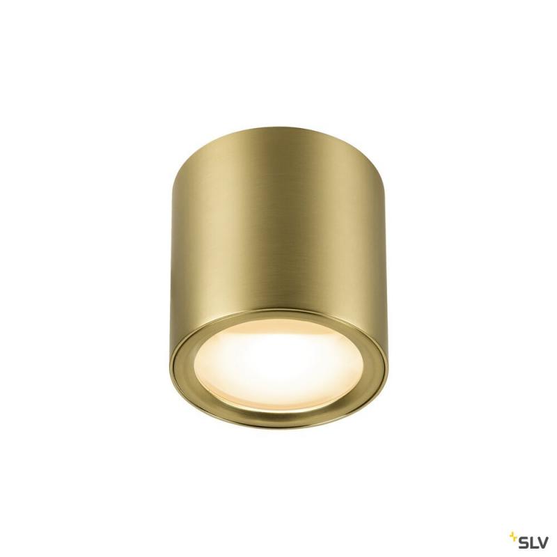 SLV 1008619 OCULUS, Deckenaufbauleuchte, rund, 2000-3000 K, 11 W, Dim-to-Warm, PHASE, 100°, messing