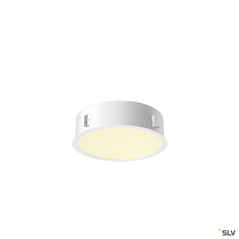 SLV 1008629 MEDO® 30, Deckeneinbauleuchte, frame, 3000/4000 K, 70°, IP20, rund, weiß