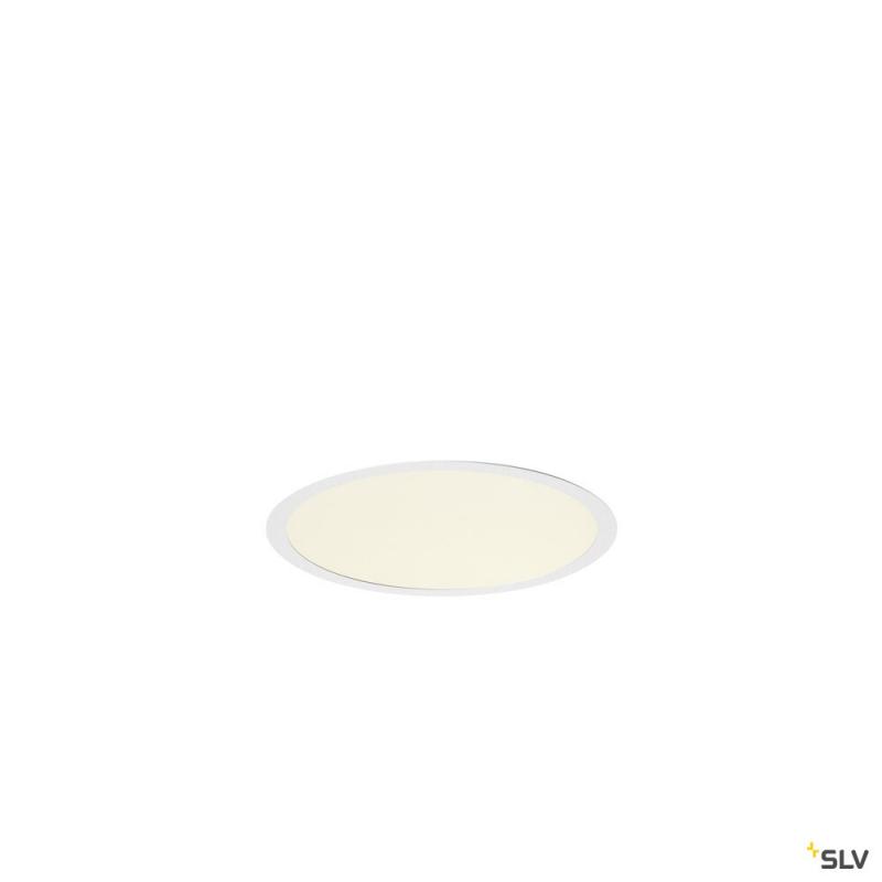 SLV 1008629 MEDO® 30, Deckeneinbauleuchte, frame, 3000/4000 K, 70°, IP20, rund, weiß