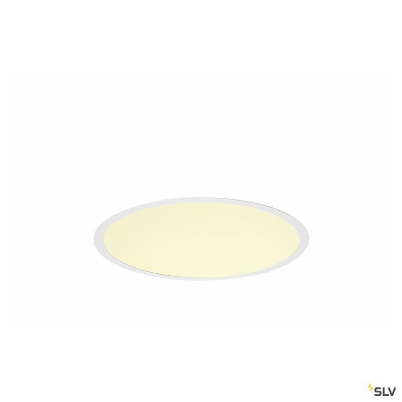 SLV 1008631 MEDO® 40, Deckeneinbauleuchte, frame, 3000/4000 K, 80°, IP20, rund, weiß