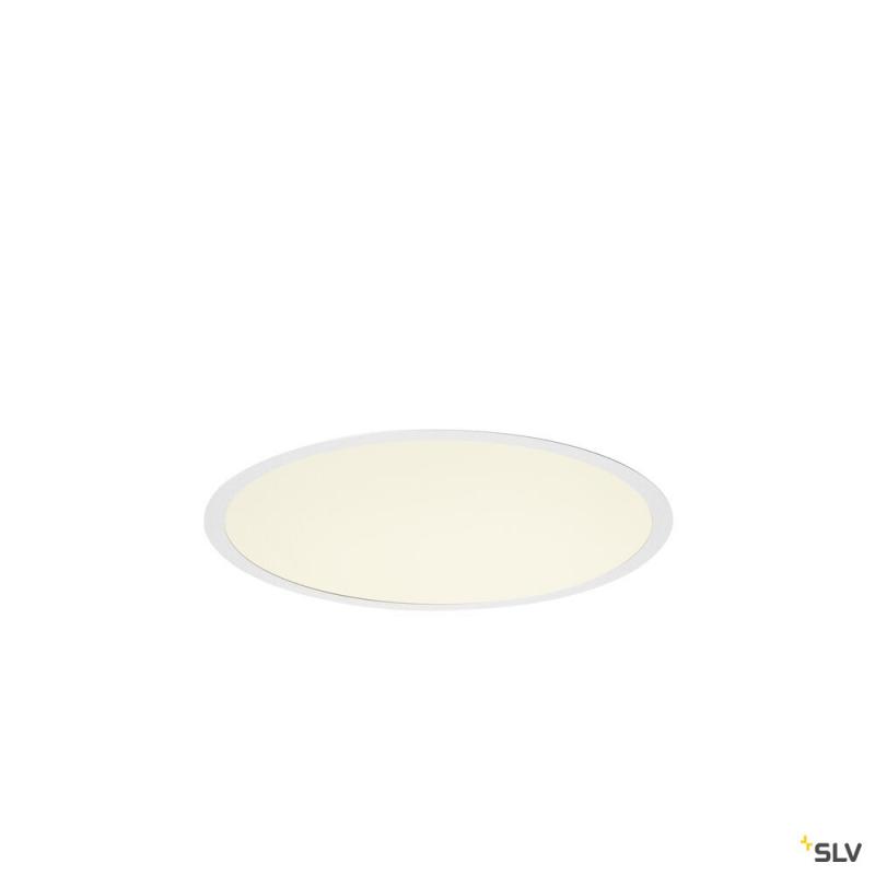 SLV 1008631 MEDO® 40, Deckeneinbauleuchte, frame, 3000/4000 K, 80°, IP20, rund, weiß