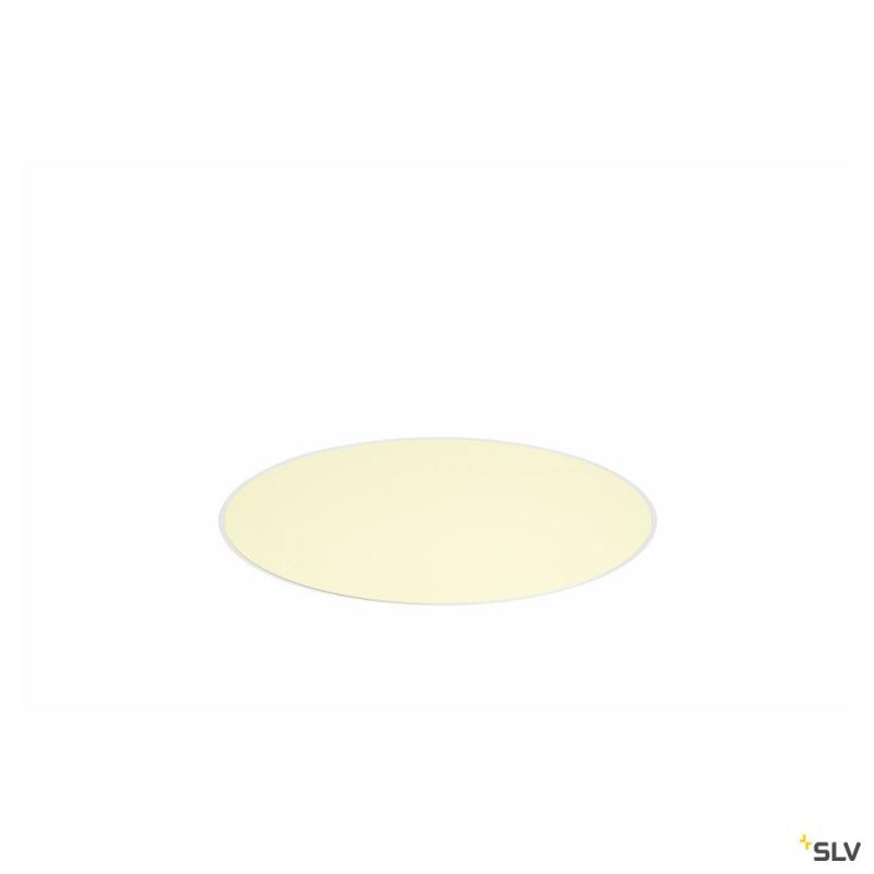 SLV 1008632 MEDO® 40, Deckeneinbauleuchte, frameless, 3000/4000 K, 80°, IP20, rund, weiß