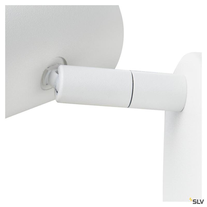 SLV 1008709 NOBLO®, Wand- und Deckenaufbauleuchte, single, rund, 3000 K, 6 W, PHASE, 32°, weiß