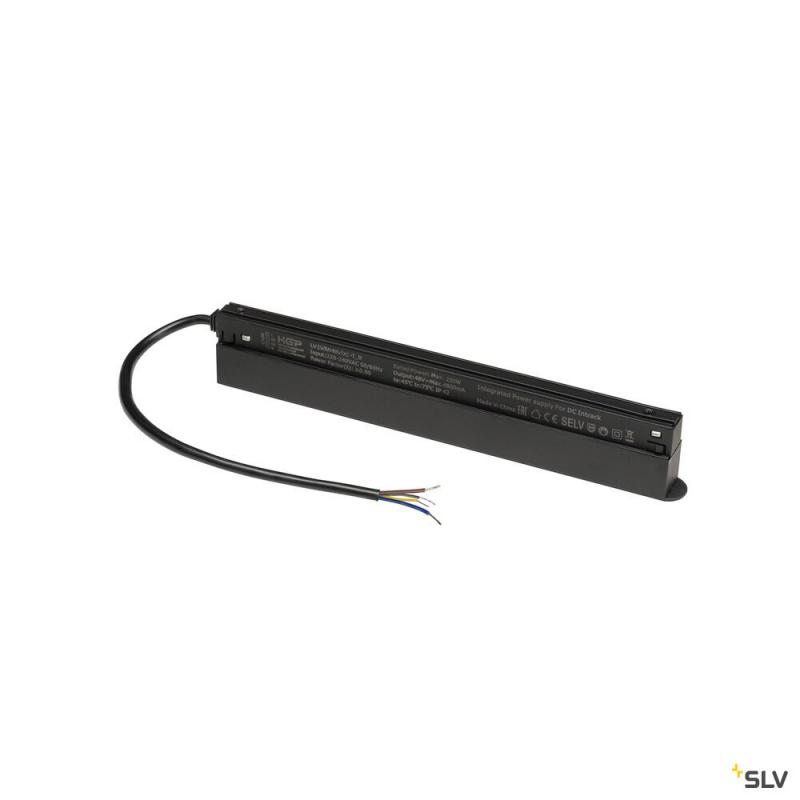 SLV 1009012 48V SYSTEM, Intrack LED Treiber, 48VDC, 250 W, inkl. 300 cm Anschlusskabel für 220-240VAC und DALI-Durchverdrahtung, schwarz