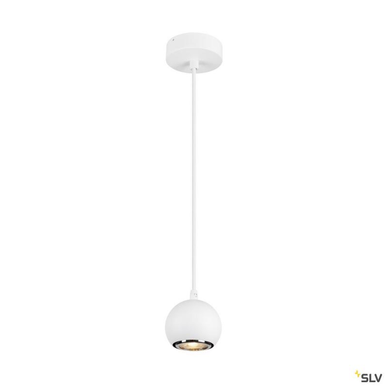 SLV 1008173 LIGHT EYE® 90, Pendelleuchte, GU10, Pendellänge 150 cm, 1x max. 6 W, matt weiß