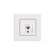 Günsan Eqona Datenbuchse RJ45 CAT5 Unterputz Weiß