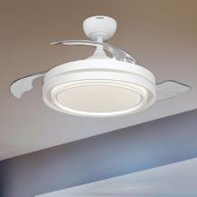 OSRAM Ceiling Fan Poniente 1060 mm 66W CCT Deckenventilator mit LED-Licht und Fernbedienung