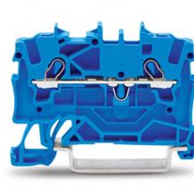 WAGO 2202-1204 Durchgangsklemme 2,5 mm² Push-in CAGE CLAMP blau