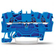 WAGO 2001-1304 Durchgangsklemme 1,5 mm² Push-in CAGE CLAMP blau