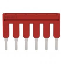 WAGO 2002-406/000-005 Brücker 6-fach rot