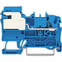 WAGO 2002-7114 N-Trennklemme 2,5 mm² Push-in CAGE CLAMP blau