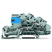 WAGO 2003-7640 Installations Etagen Klemme 2,5 mm² NT/L mit N-Trennschlitten Push-in CAGE CLAMP