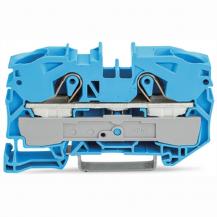 WAGO 2016-1204 Durchgangsklemme 16 mm² blau | 2-Leiter | Push-in CAGE CLAMP | Ex e II & Ex i