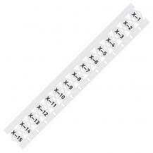 WAGO 211-835 Leitermarkierer Kabelbündelmarkierer 25 x 11 mm weiß