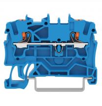 WAGO 2202-1204 Durchgangsklemme 2,5 mm² Push-in CAGE CLAMP blau