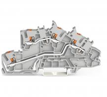 WAGO 2203-7642 Installationsetagen Klemme grau