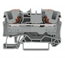 WAGO 2206-1201 2-Leiter-Durchgangsklemme grau
