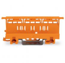 WAGO 221-500 Befestigungsadapter Serie 221 für Hutschiene TS 35 orange
