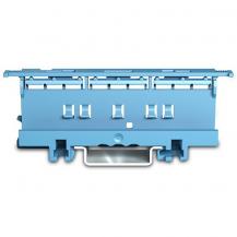 WAGO 221-510/000-006 Befestigungsadapter für Serie 221 6 mm² zur Montage auf TS 35 Hutschiene blau