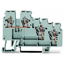 WAGO 270-560 Initiatorenklemme 3-Leiter 2,5 mm² grau