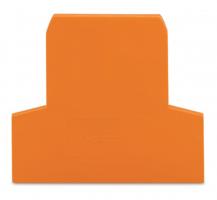 WAGO 281-309 Abschluss- und Zwischenplatte orange