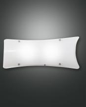 Fabas Luce 3113-26-102 Milton Wandleuchte E27 2x60W Weiß