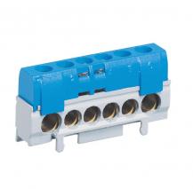 Legrand 004815 Klemmenleiste blau IP20 1x10-35 mm² 5x6-25 mm² Verteilerklemme