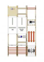 Hager Wa+MeFeld,Univ.N,200A,TN-S,1350x750x160