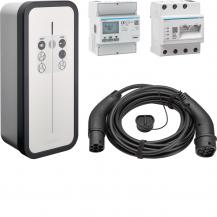 Hager witty solar Set, EMC, Zähler, Ladekabel