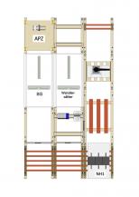Hager Wa+MeFeld,Univ.N,200A,1350x750x160,TN-S