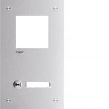 Hager Frontplatte intercom mono 1 Taste