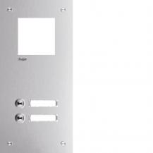 Hager Frontplatte intercom mono 2 Tasten