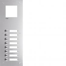 Hager Frontplatte intercom mono 8 Tasten