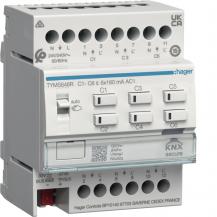 Hager Heiz.-aktor 6f KNX Sec, m.Regl., 24/230V