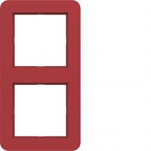 Hager Rahmen 2fach C.1 rot glänzend