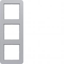 Hager Rahmen 3fach C.1 titan met lack
