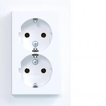 Hager D-STD SCHUKO ADP ho. SK A.1 lichtweiß mt