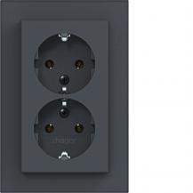 Hager D-STD SCHUKO ADP ho. SK A.1 ant matt la