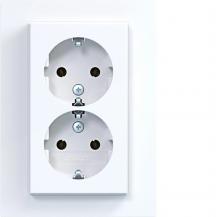 Hager D-STD SCHUKO ADP ho. SK A.8 lichtweiß gl