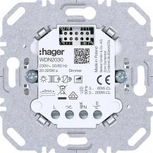 Hager Universal Tastdimmer, Dimmer 1-fach (R,L, C, LED)