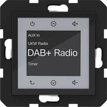 Hager Radio Touch DAB+ A.x/C.x schwarz glänz