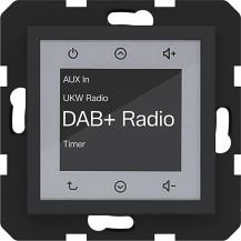 Hager Radio Touch DAB+ A.x/C.x schwarz matt