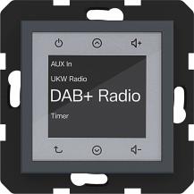 Hager Radio Touch DAB+ A.x/C.x anthrazit matt