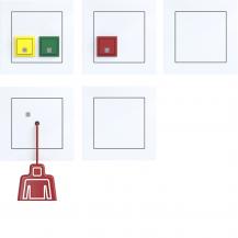 Hager Notruf-Set mit Rah. A.1 lichtweiß gl