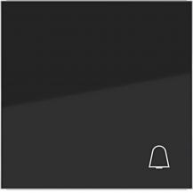 Hager WI 1f Aufdr. Klingel Ax/Cx schwarz gl