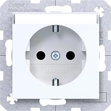 Hager SD SCHUKO BF erh. BS SK Ax/Cx liweiß gl