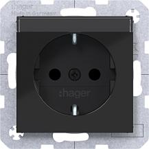 Hager SD SCHUKO BF erh. BS SK Ax/Cx sw gl