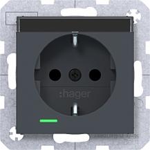 Hager SD SCHUKO LED BF EHBS Ax/Cx ant mt lack