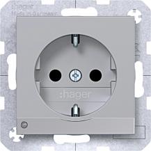 Hager SD SCHUKO O.-Licht EHBS Ax/Cx ta met la